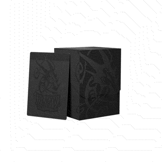 DRAGON SHIELD: DECK SHELL REVISED: SHADOW BLACK-BLACK