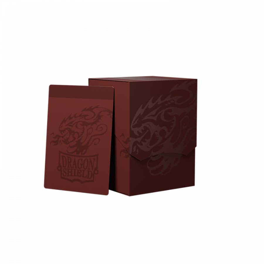 DRAGON SHIELD: DECK SHELL REVISED: BLOOD RED-BLACK