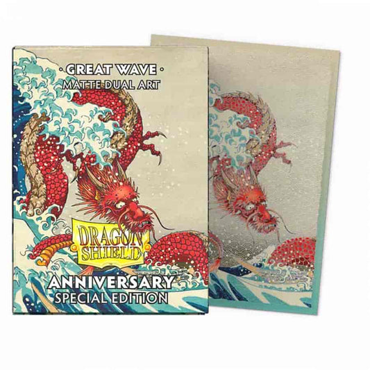 DRAGON SHIELD: DUAL MATTE: ANNIVERSARY SPECIAL EDITION: GREAT WAVE (100CT)