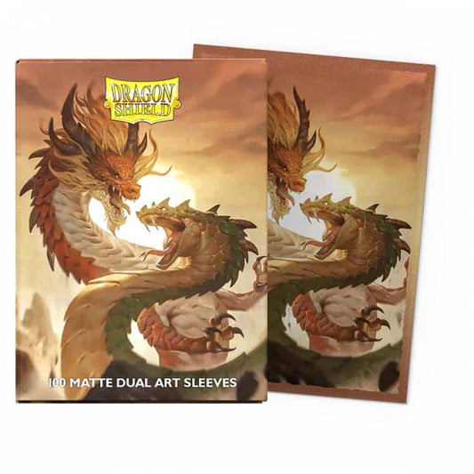 DRAGON SHIELD SLEEVES: DUAL MATTE ART: CHINESE NEW YEAR 2025: YEAR OF THE WOOD SNAKE
