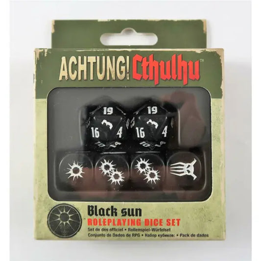 Achtung! Cthulhu Black Sun Dice *
