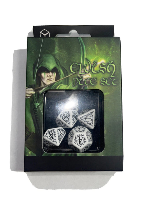 ELVEN TRANSLUCENT BLACK DICE (Q WORKSHOP) *