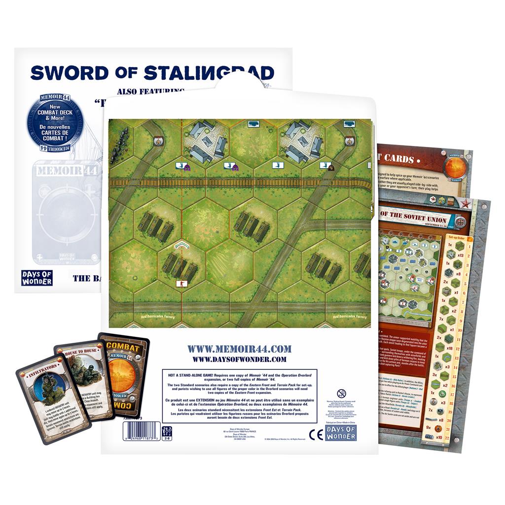 Memoir '44: Battlemap Volume 3 Sword Of Stalingrad