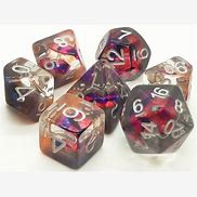 Old School Dice: Infused- Dragon Eye Skeletal ****