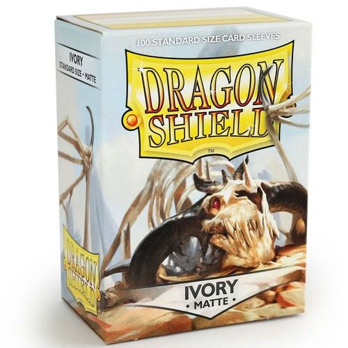 DRAGON SHIELD SLEEVES: MATTE IVORY (BOX OF 100)