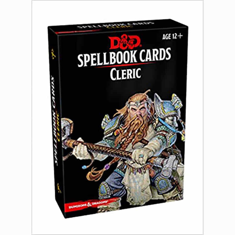 DUNGEONS AND DRAGONS: UPDATED SPELLBOOK CARDS - CLERIC DECK