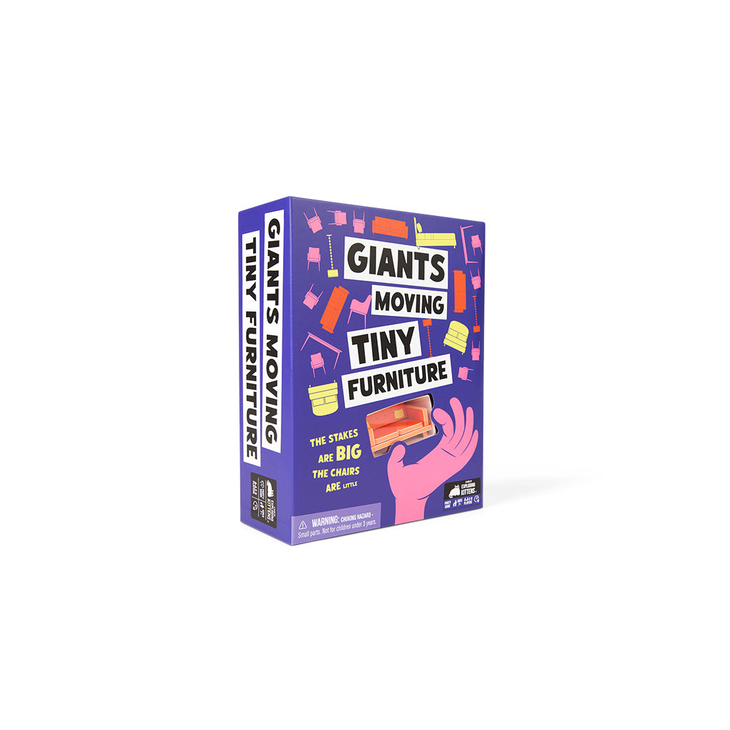 GIANTS MOVING TINY FURNITURE ****
