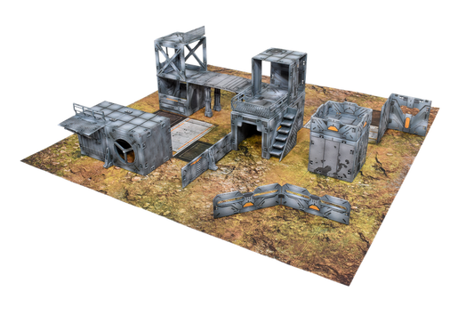 Halo: Flashpoint - Deluxe Buildable 3D Terrain Set