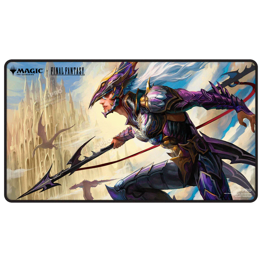 Magic: The Gathering®—FINAL FANTASY™ Kain, Traitorous Dragoon Black Stitched Playmat