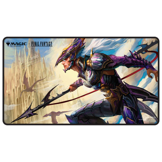 Magic: The Gathering®—FINAL FANTASY™ Kain, Traitorous Dragoon Black Stitched Playmat