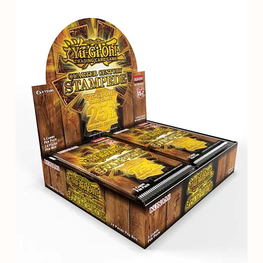 YU-GI-OH CCG: BOOSTER BOX: QUARTER CENTURY STAMPEDE (24CT)