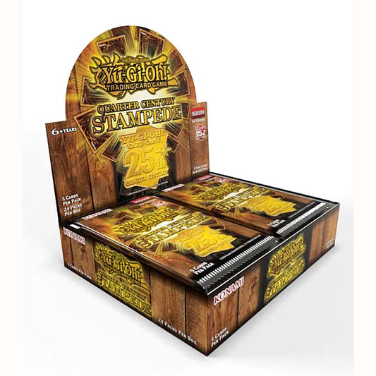YU-GI-OH CCG: BOOSTER BOX: QUARTER CENTURY STAMPEDE (24CT)