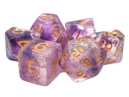 Old School Dice: Luminous - Radiant Iris ****