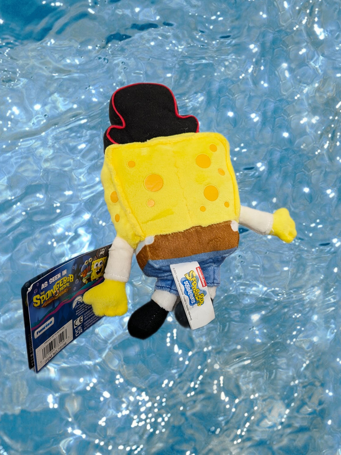 Spongebob Squarepants Movie: Search for Squarepants Bikini Bottom Glow Pals SpongeBob 6-Inch Plush