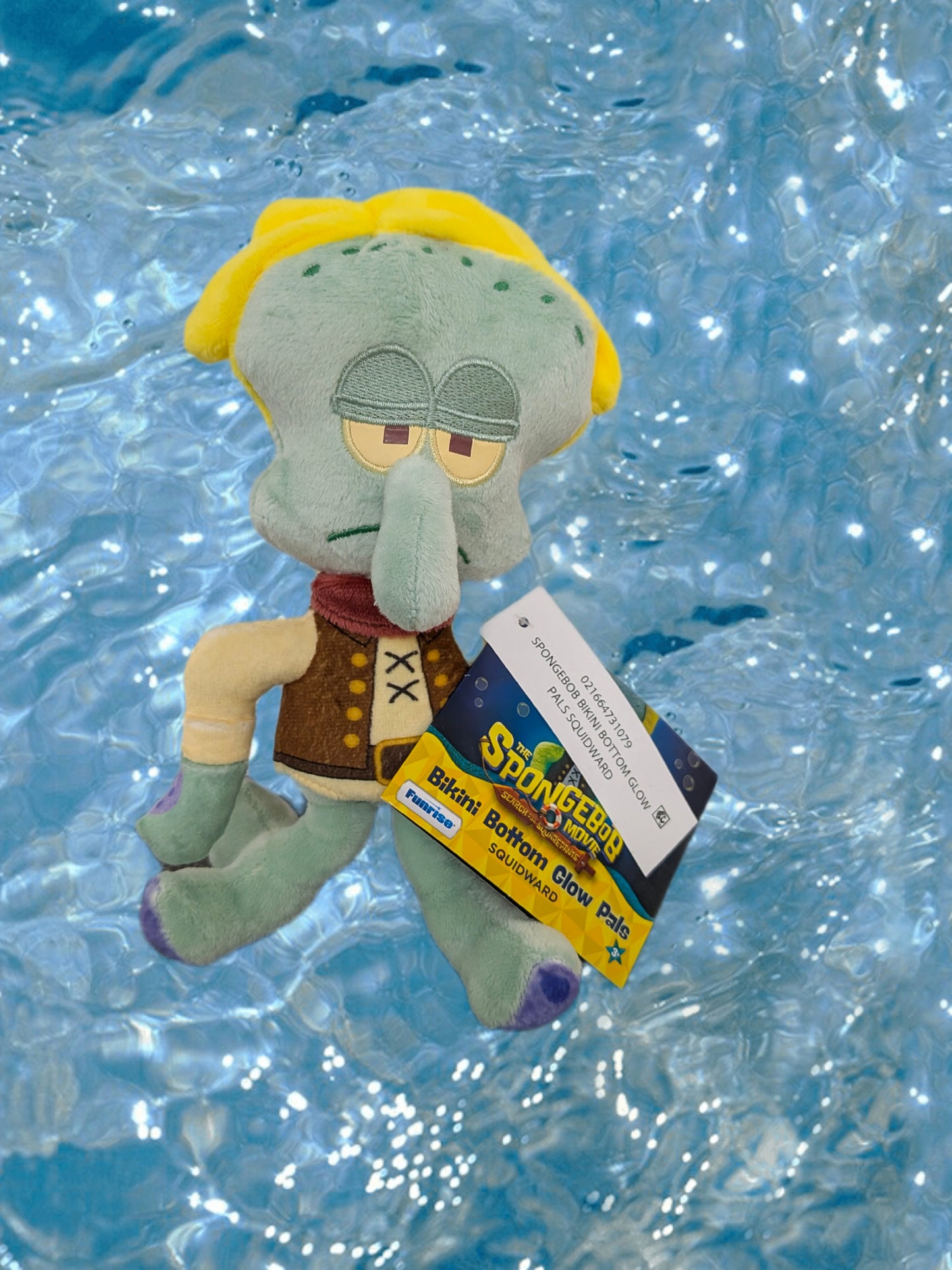 Spongebob Squarepants Movie: Search for Squarepants Bikini Bottom Glow Pals Squidward 6-Inch Plush