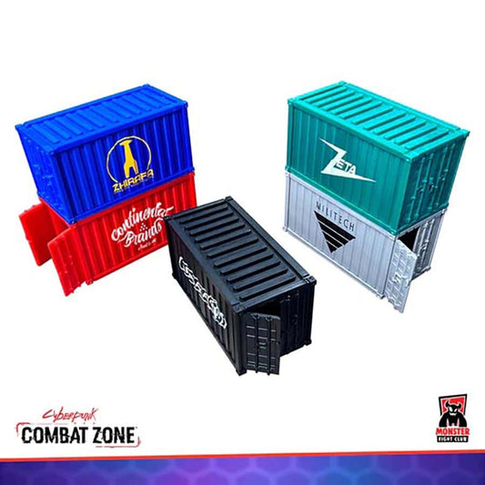 CYBERPUNK RED: CARGO CONTAINERS: CYBERPUNK LIMITED EDITION TERRAIN