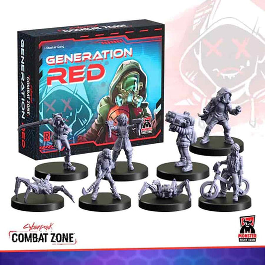 CYBERPUNK RED: COMBAT ZONE: GENERATION RED FACTION STARTER BOX