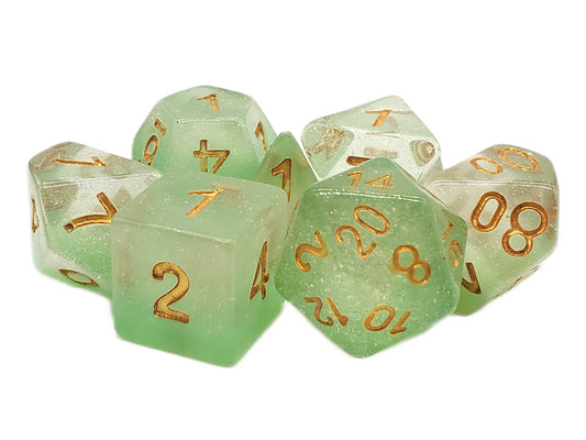 Old School Dice: Luminous - Morning Mist ****