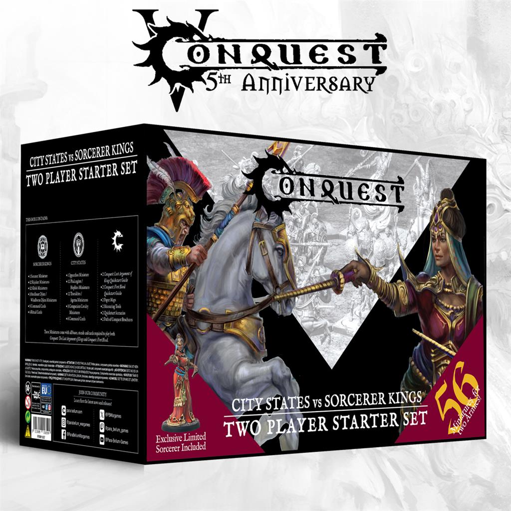 CONQUEST TWO PLAYER STARTER SET - SORCERER KINGS VS CITY STATES