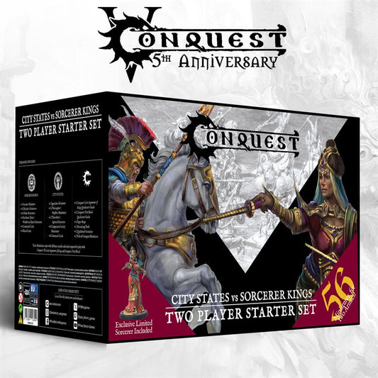 CONQUEST TWO PLAYER STARTER SET - SORCERER KINGS VS CITY STATES