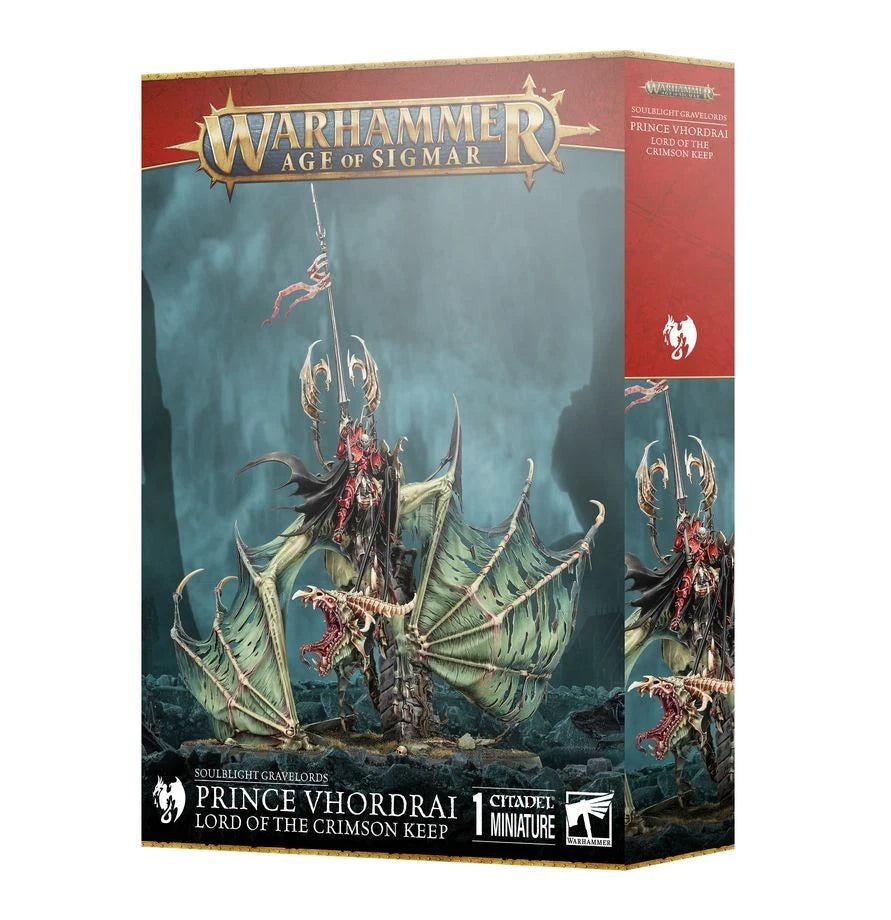 Warhammer AOS Prince Vhordrai, Lord of the Crimson Keep/Revenant Draconith ****