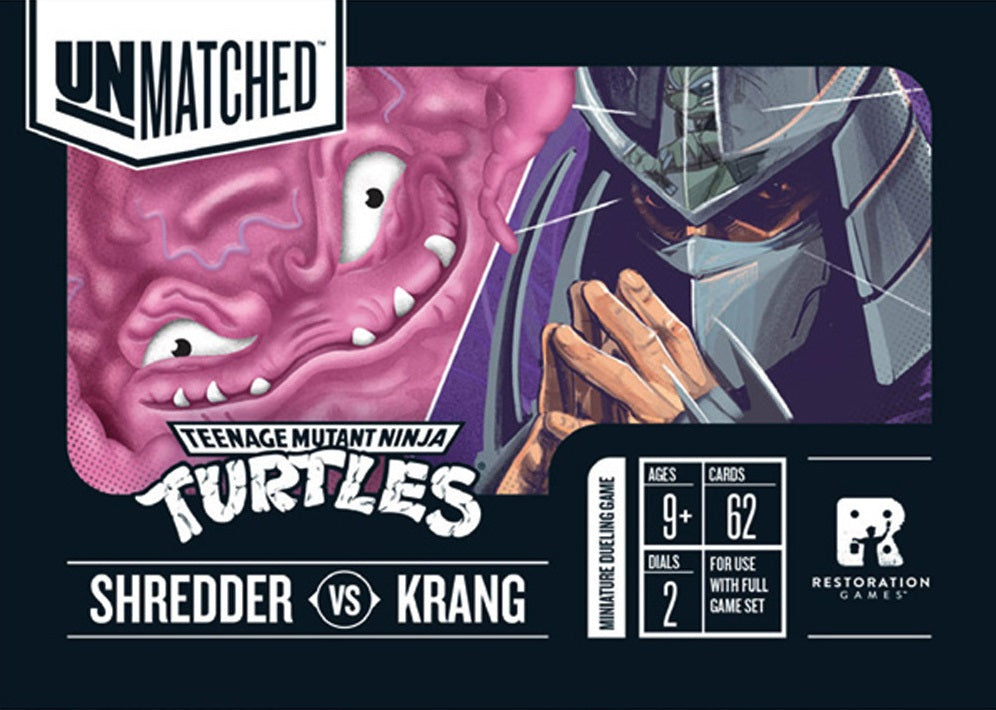 UNMATCHED ADVENTURES TNMT SHREDDER KRANG HERO DECK ****