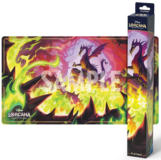 DISNEY LORCANA TCG: WINTERSPELL - PLAYMAT, DRAGON FIRE *
