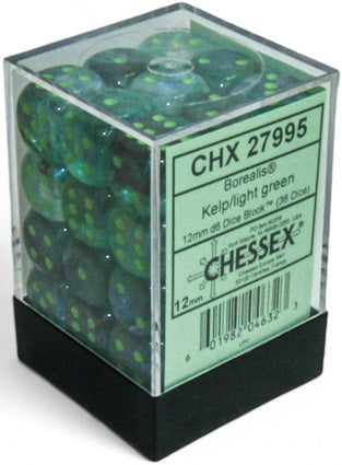 BOREALIS 36D6 KELP/LIGHT GREEN LUMINARY 12MM