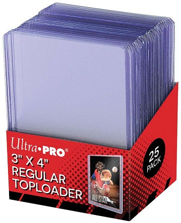 UP TOPLOADER 3X4 REGULAR CLEAR 25CT