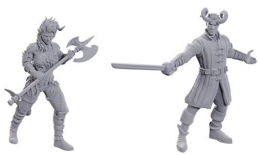 DND UNPAINTED MINIS SPECIAL EDITION BALDUR`S GATE 3 - WYLL & KARLACH