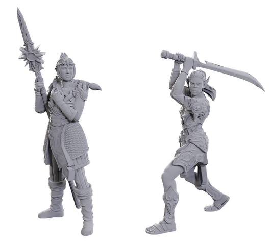 DND UNPAINTED MINIS SPECIAL EDITION BALDUR`S GATE 3 - LAE`ZEL & SHADOWHEART
