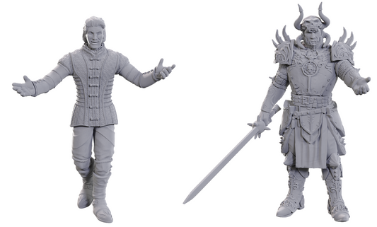 DND UNPAINTED MINIS SPECIAL EDITION BALDUR`S GATE 3 - SAREVOK ANCHEV & RAPHAEL