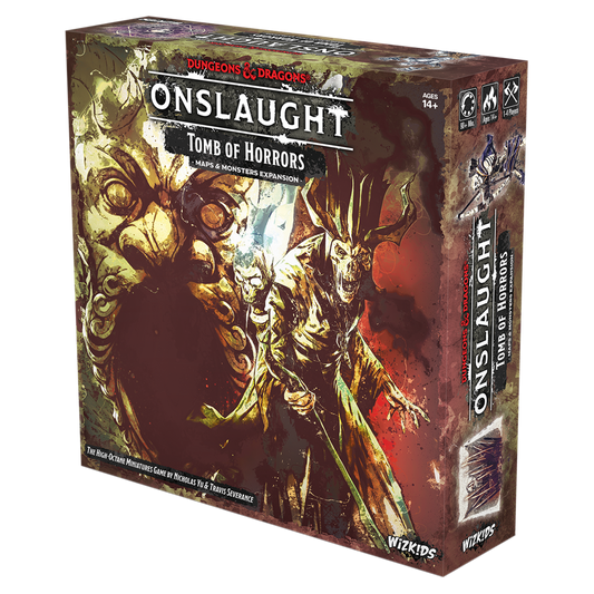 DND ONSLAUGHT EXPANSION - TOMBS OF HORROR MAPS & MONSTERS ****