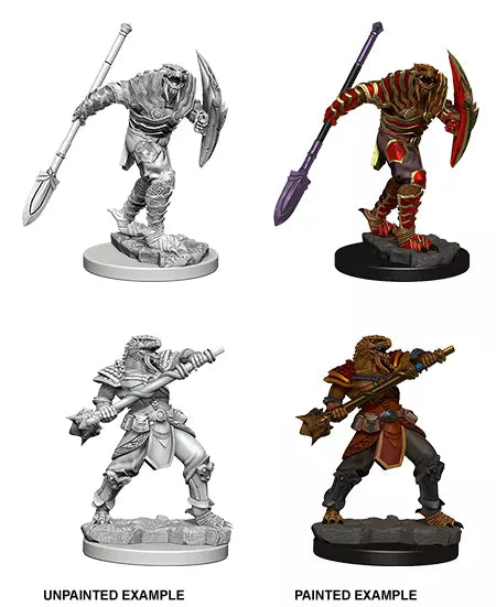 Dungeons & Dragons: Nolzur's Marvelous Unpainted Miniatures - W05 Dragonborn Male Fighter with Spear