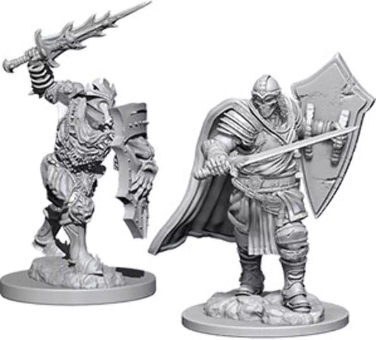 Dungeons & Dragons: Nolzur's Marvelous Unpainted Miniatures - W06 Death Knight & Helmed Horror