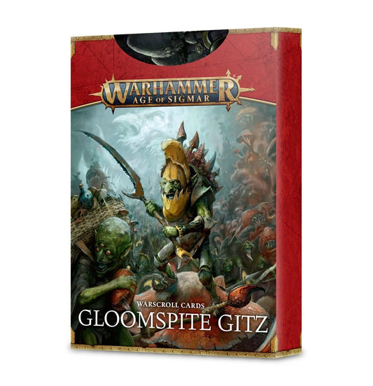 Warhammer Age of Sigmar WARSCROLL CARDS: GLOOMSPITE GITZ ****