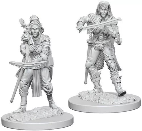 Pathfinder Deep Cuts Unpainted Miniatures: W04 Elf Female Bard