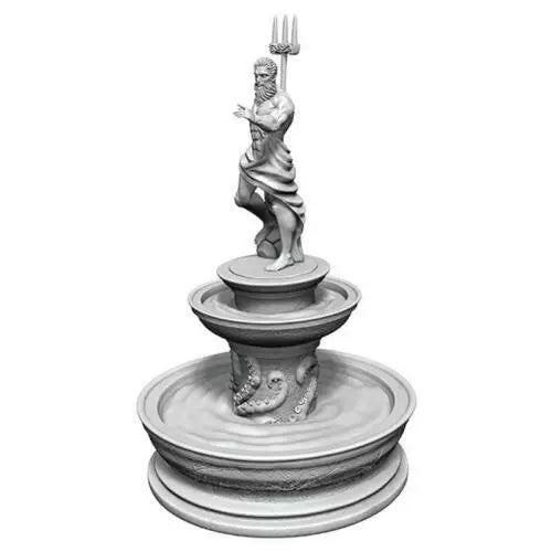 WIZKIDS DEEP CUTS UNPAINTED MINIATURES -W10-FOUNTAIN