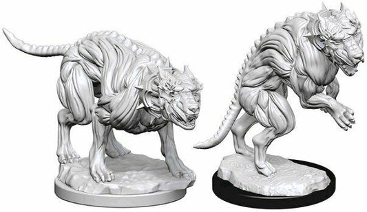 Pathfinder Deep Cuts Unpainted Miniatures: W01 Hell Hounds