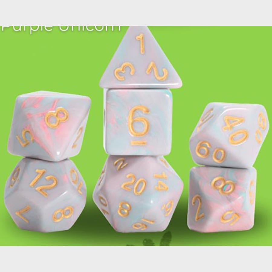 RPG Dice Set (7): Unicorn