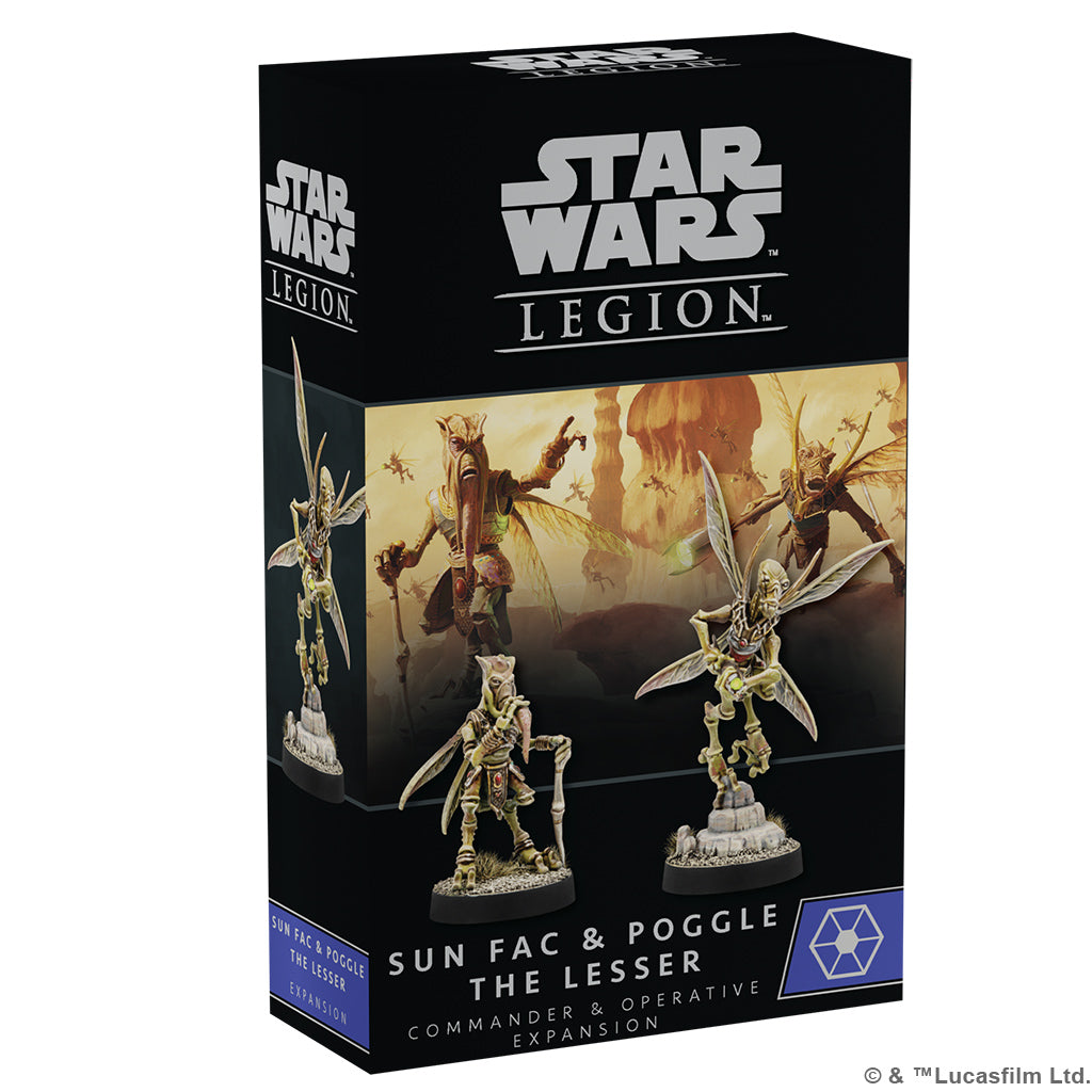 Star Wars: Legion - Sun Fac and Poggle the Lesser Operative and Commander Expansion ****