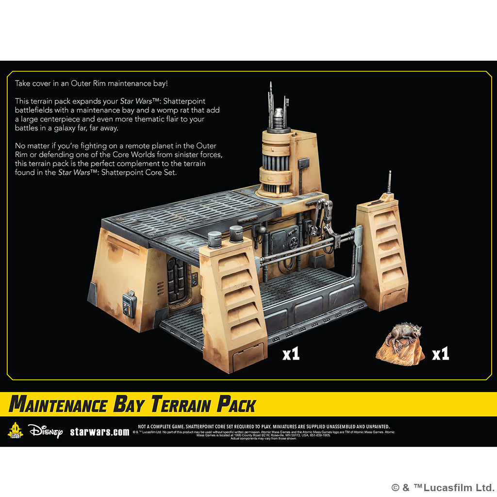 Star Wars: Shatterpoint - Maintenance Bay Terrain Pack