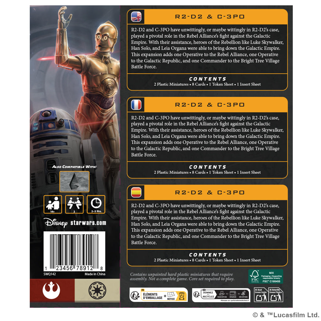 Star Wars: Legion - R2D2 & C-3PO ****
