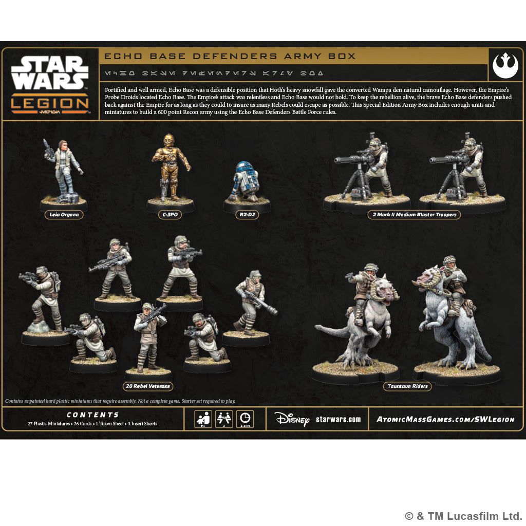 Star Wars: Legion – Echo Base Defenders Special Edition Army Box ****