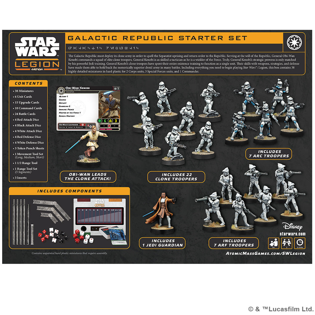 Star Wars: Legion - Galactic Republic Starter Set ****