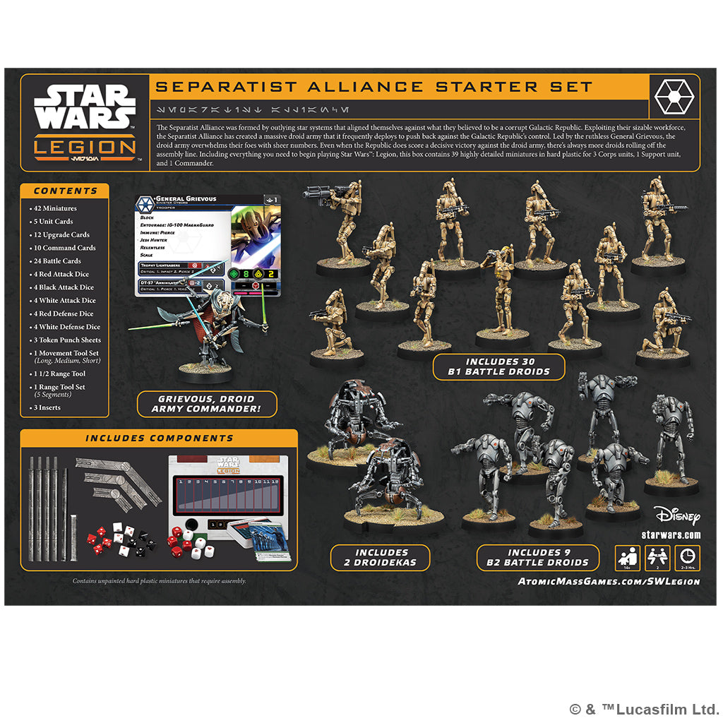 Star Wars: Legion - Separatist Alliance Starter Set ****