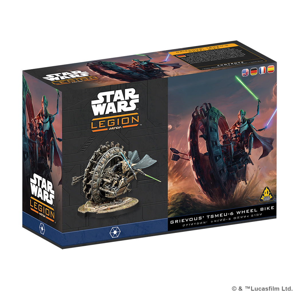 Star Wars: Legion - General Grievous' TSMEU-6 Wheel Bike ****