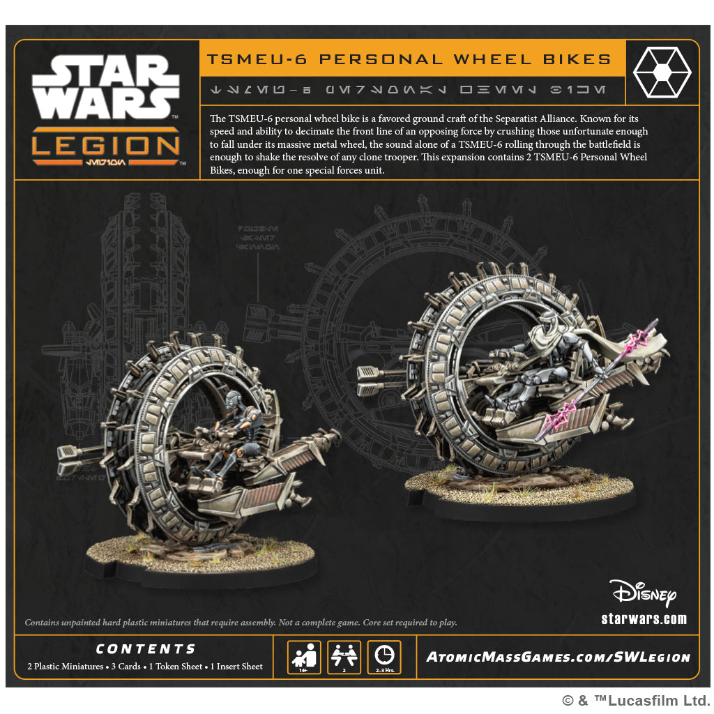 Star Wars: Legion - TSMEU-6 Personal Wheel Bike ****
