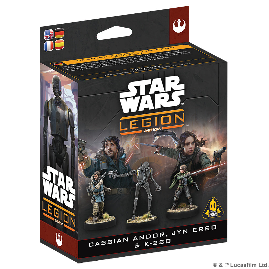 Star Wars: Legion – Cassian Andor, Jyn Erso & K-2SO ****