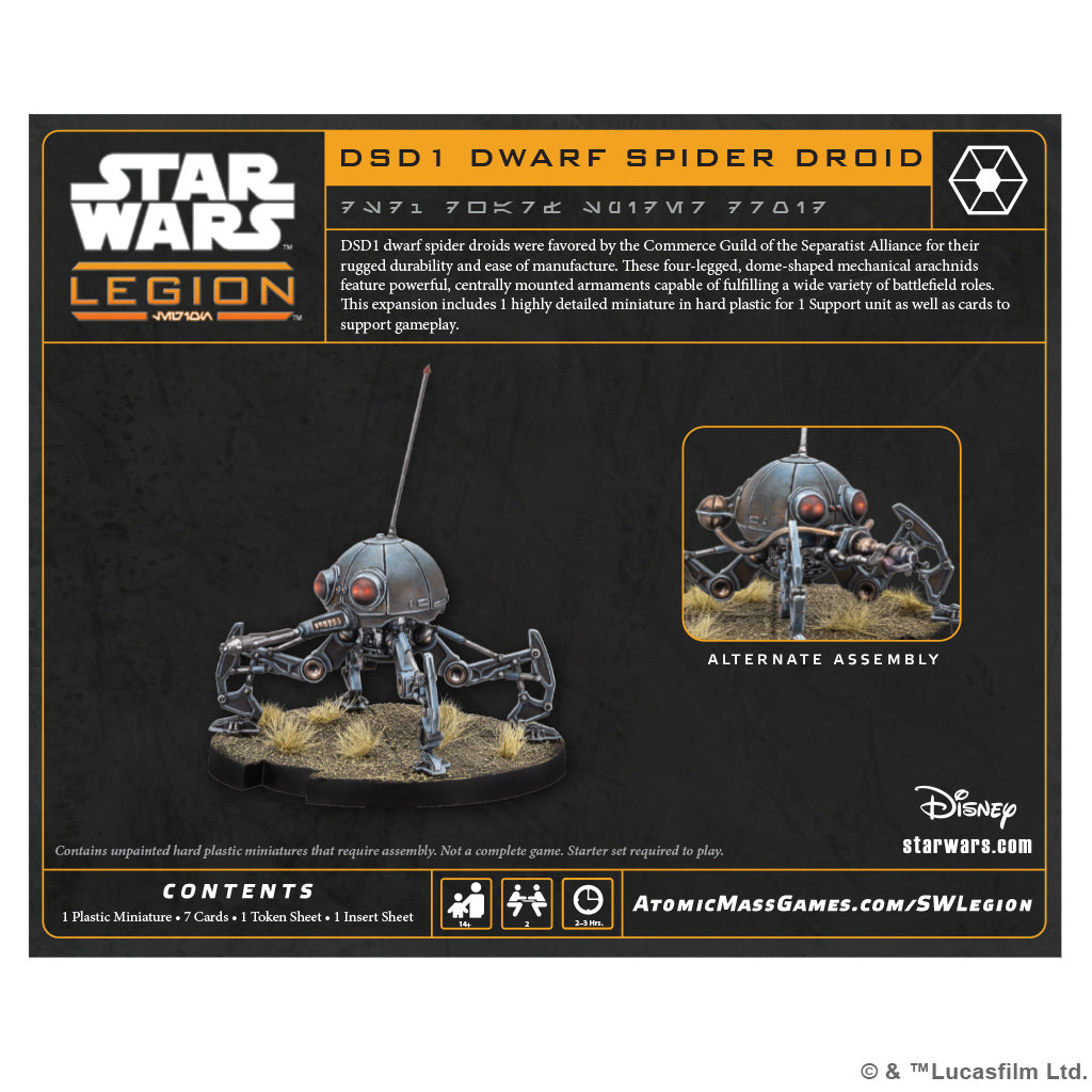 Star Wars: Legion – DSD1 Dwarf Spider Droid ****